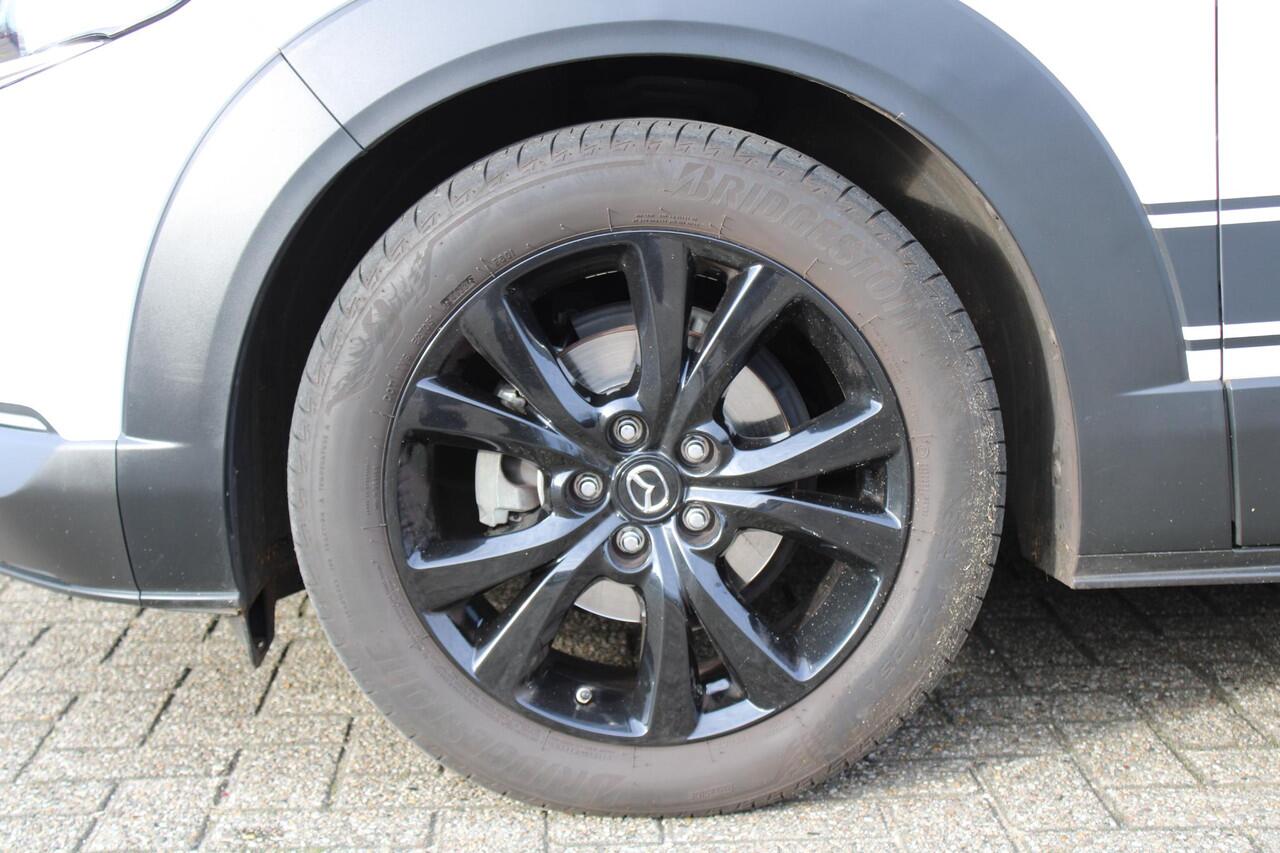 Mazda CX-30 2.0 e-SkyActiv-G 150 Homura , Trekhaak, Navi, Adap.Cruise, Clima, Camera, Apple Carplay, Android Auto, Stoelverwarming, Elek.Achterklep, LMV 18 Inch, PDC, HUD, LKA, BSM