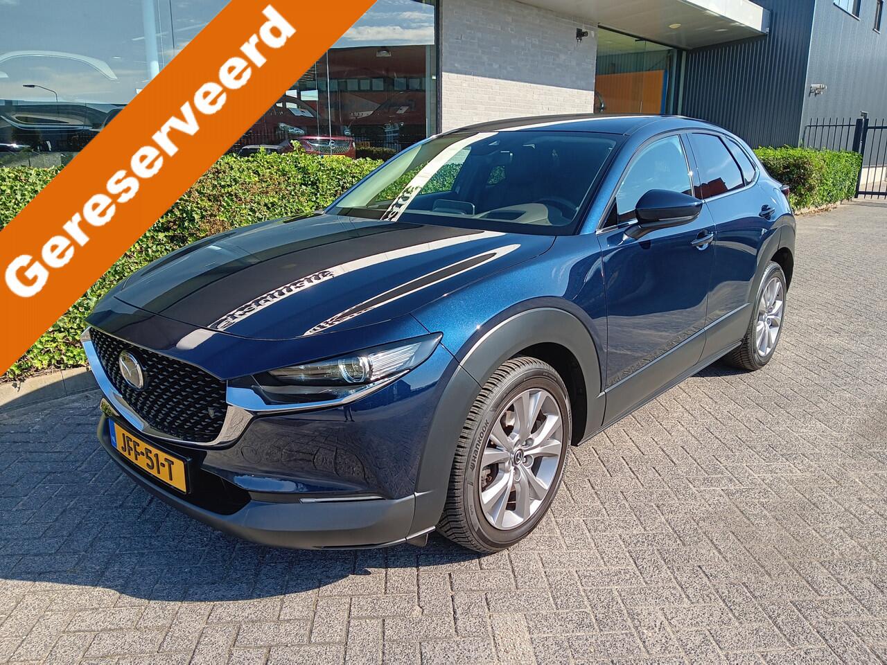 Mazda CX-30 2.0 e-SkyActiv M Hybrid 150PK Luxury AUTOMAAT, Leder, Navi, Clima, Head-up, etc. incl. 12 MND BOVAGGARANTIE