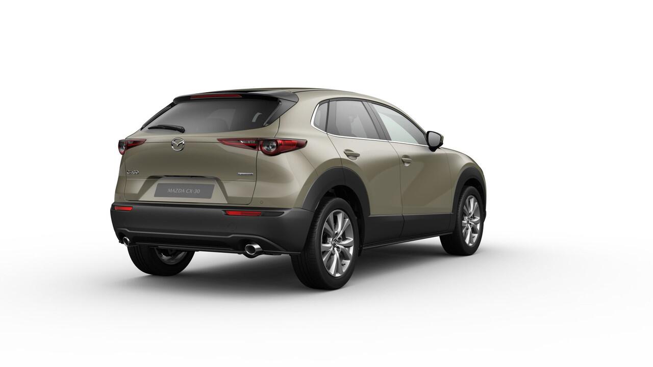 Mazda CX-30 2.5 e-SkyActiv-G M AUTOMAAT Hybrid Exc-l Bns Edition NAVI | CAMERA RONDOM | WINTERPAKKET 43.740,- -¤ 3000 inruilvoordeel 6 JAAR GARANTIE!