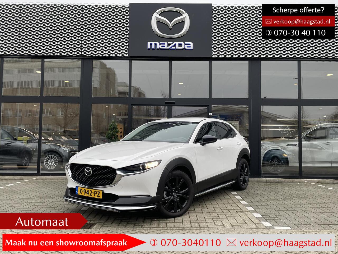 Mazda CX-30 2.0 e-SkyActiv-X M Hybrid Homura All-Wheel-Drive / BTW auto / Garantie t/m 02-2030 / Huidige nieuwprijs ¤48.835,-