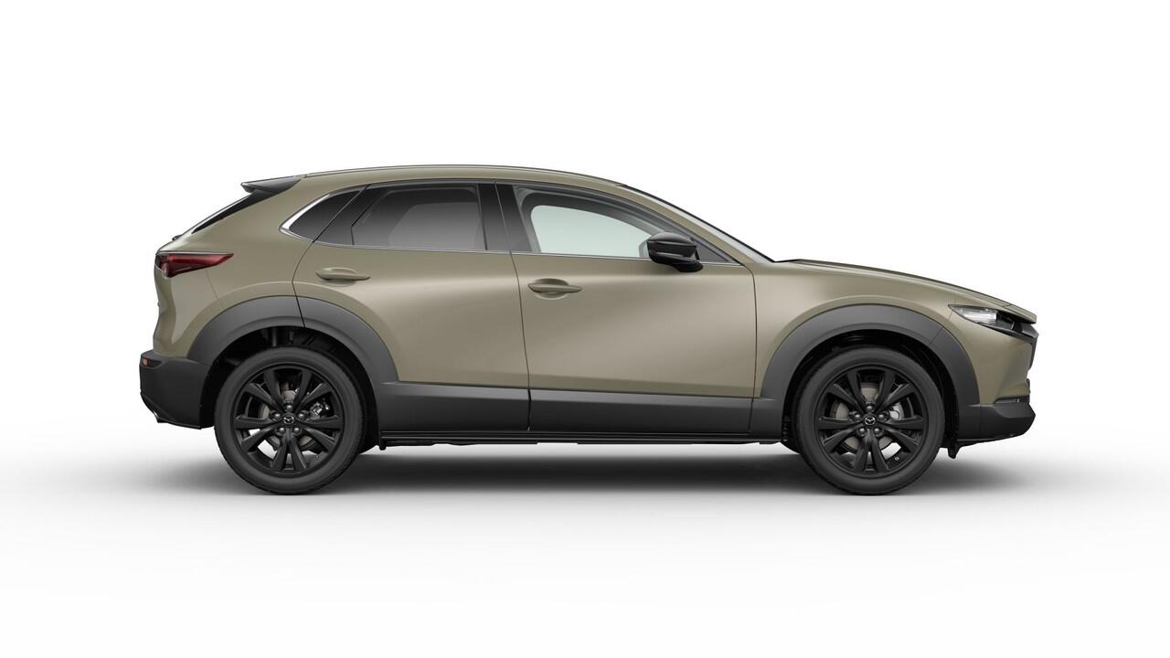 Mazda CX-30 2.5 e-SkyActiv-G M Hybrid AUTOMAAT Nagisa NAVI | ACHTERUITRIJCAMERA | APPLE CARPLAY | PARKEERSENSOREN V+A 44.890,- ¤ 3000 inruilvoordeel 6 JAAR GARANTIE!