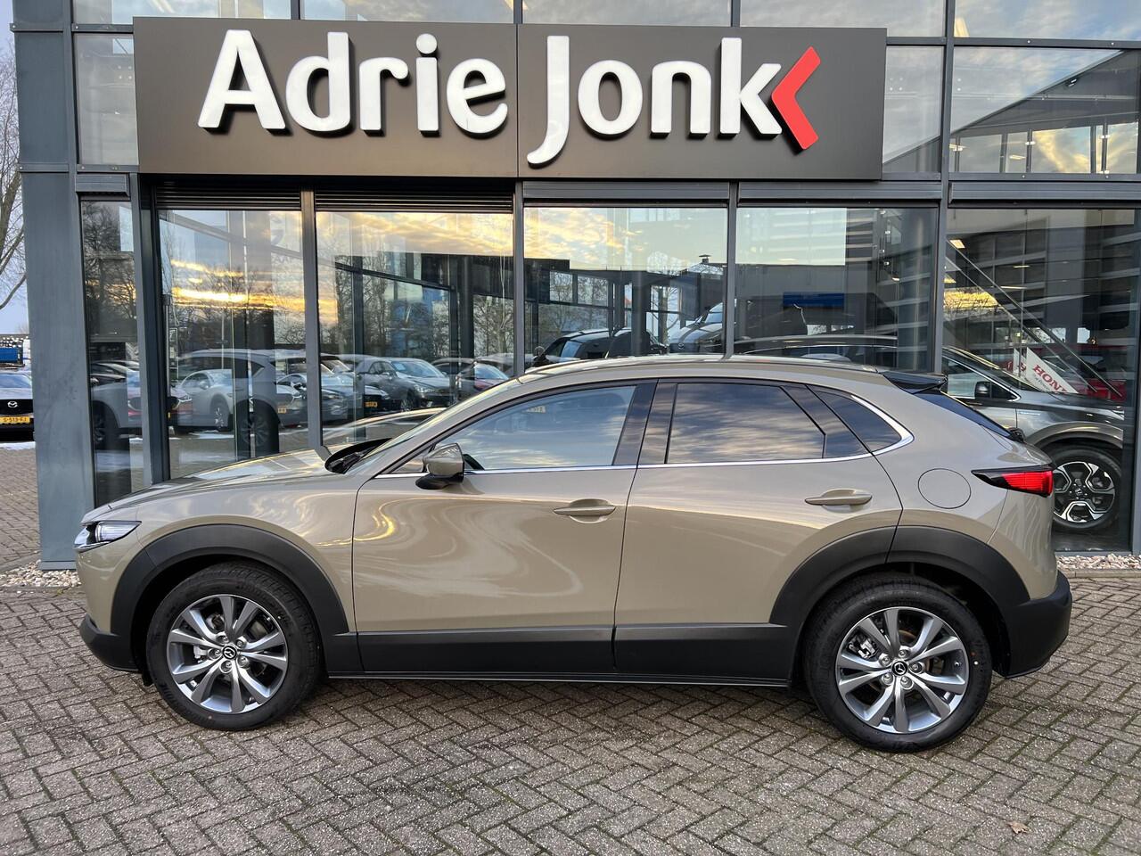 Mazda CX-30 2.5 e-SkyActiv-G M Hybrid Takumi | AUTOMAAT |LEDER | Bose AUDIO | 360 CAMERA | EL.A.KLEP | Bijna NIEUWE AUTO | ¤ 9.500,- voordeel!!!