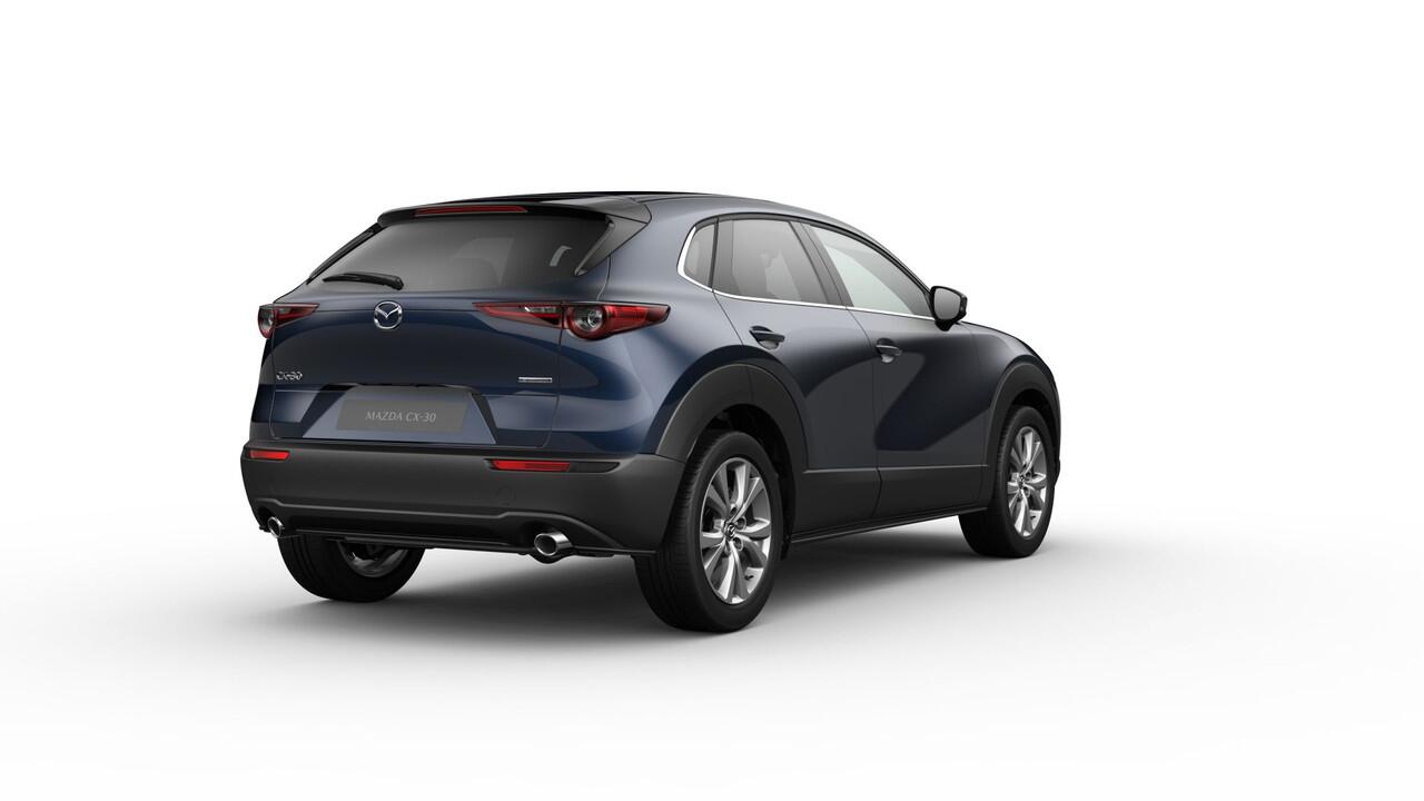 Mazda CX-30 2.5 e-SkyActiv-G M AUTOMAAT Hybrid Exclusive-line NAVI | ACHTERUITRIJCAMERA | BOSE | 18 INCH LMV 45.800,- -¤ 3000 inruilvoordeel 6 JAAR GARANTIE!