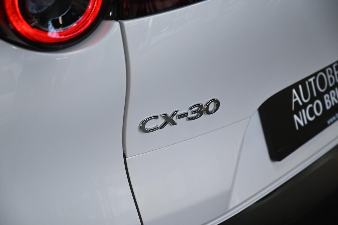 Mazda CX-30 e-SkyActiv-G 150 automaat Exclusive-line met Black Comfort Pack/Driver Assistance & Sound Pack en Design Pack *Dealeronderhouden* *BTW* *All-in prijs*