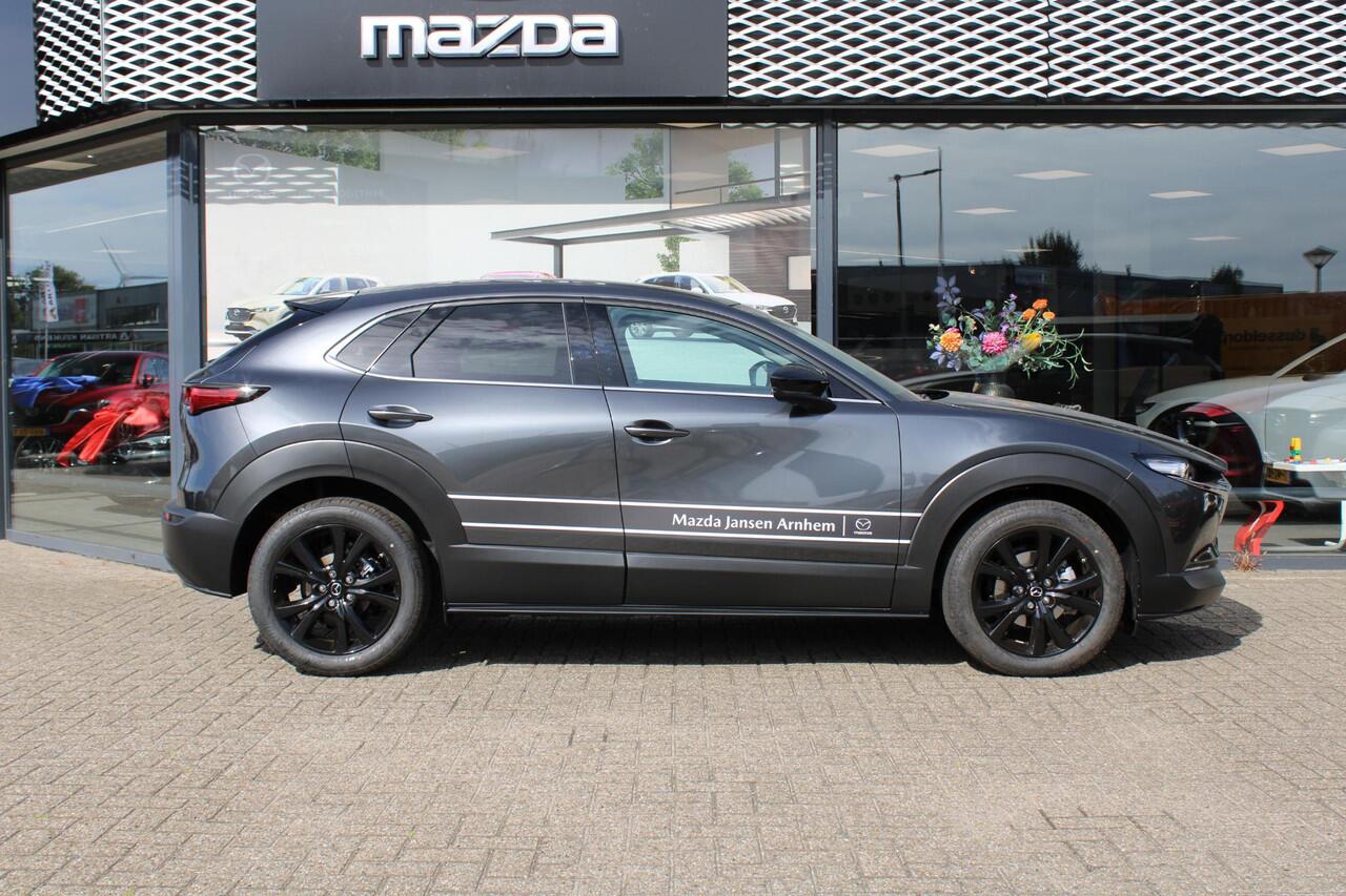 Mazda CX-30 2.0 e-SkyActiv-X 186 M Hybrid Homura , Demovoordeel ¤ 5.800,-, Automaat, Navi, Adap.Cruise, Clima, Apple Carplay, Camera, PDC, HUD, Stoelverwarming, 18" LMV