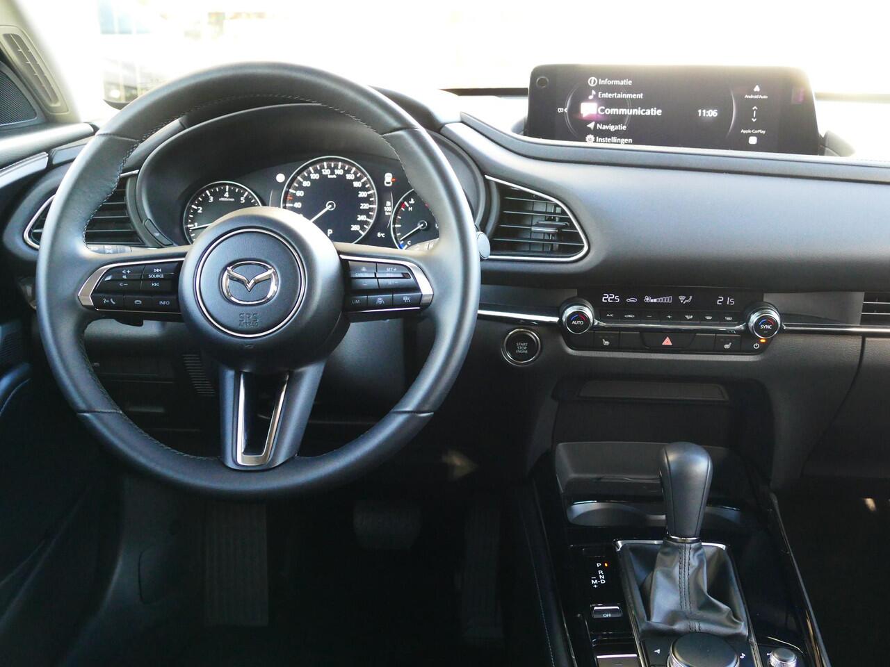 Mazda CX-30 2.0 e-SkyActiv-X M Hybrid Exclusive-line | 360 View | Adapt. Cruise | Trekhaak | Apple/Android | Bose | RIJKLAARPRIJS!!