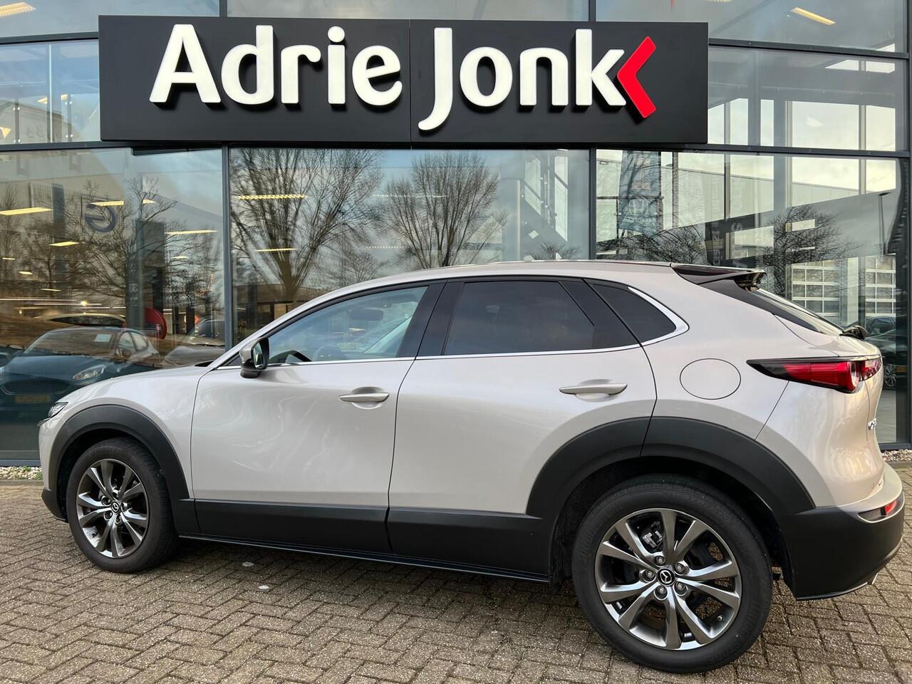 Mazda CX-30 2.0 e-SkyActiv-X M Hybrid Luxury AUTOMAAT | LEDER | Bose AUDIO | EL.A. KLEP | CAMERA | STOEL- en STUUR VERWARMING | APPLE CARPLAY | HEAD-UP DISPLAY | NED. AUTO | GARANTIE t/m 01-2029 |