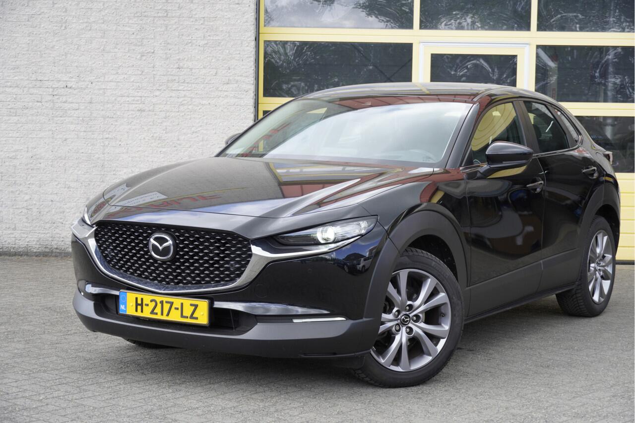 Mazda CX-30 2.0 e-SkyActiv-X M Hybrid 180PK! Comfort BJ2020 Lmv 18" | Led | Pdc | Navi | Keyless entry | Elektrische achterklep | Achteruitrijcamera | Climate control | Cruise control | Verwarmde voorstoelen | Verwarmd stuurwiel | Getint glas