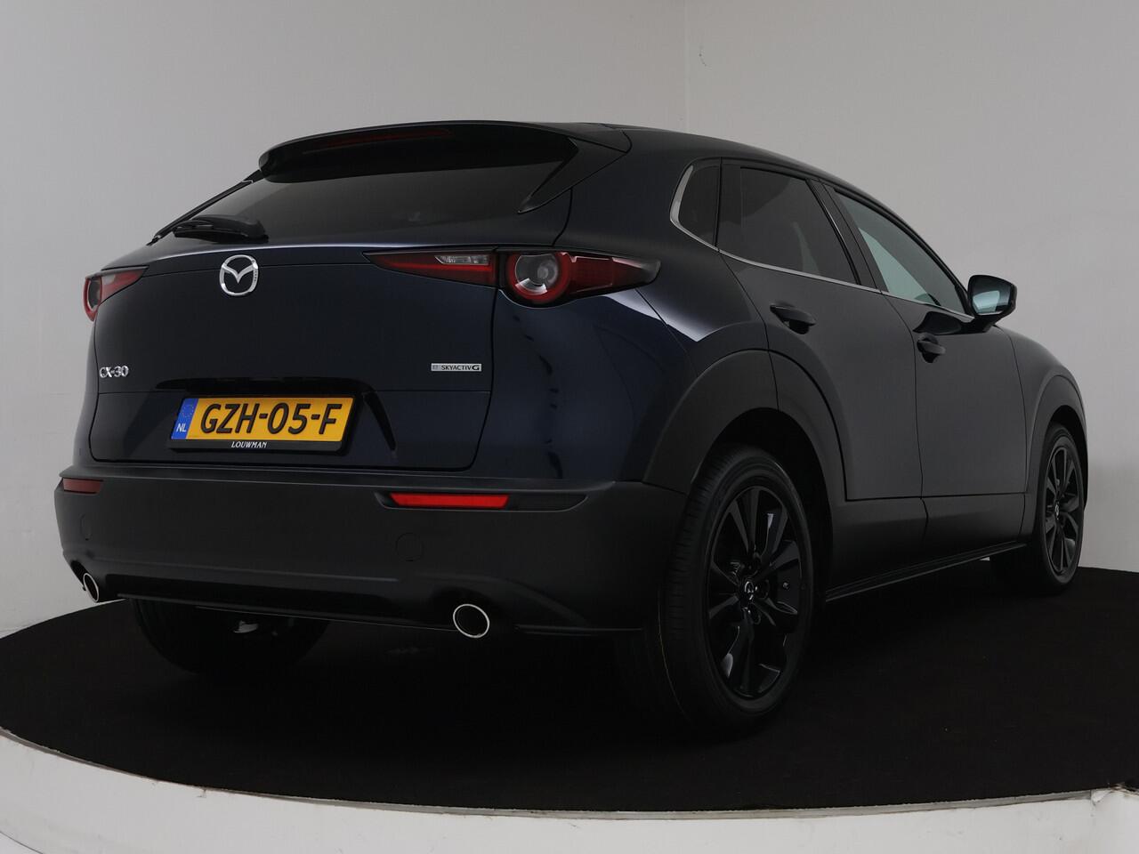 Mazda CX-30 2.5 e-SkyActiv-G M Hybrid Nagisa automaat | Navigatie | Camera | LM velgen | Half leder | Elektrisch verstelb. bestuurdersstoel met geheugen |