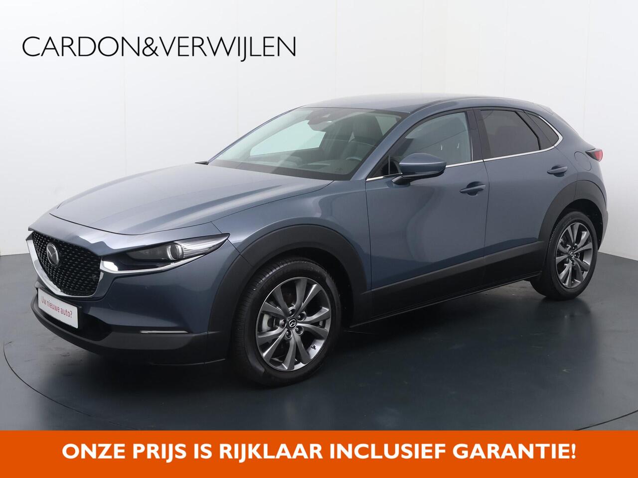 Mazda CX-30 2.0 e-SkyActiv-X M Hybrid Luxury | 180 PK | Trekhaak afneembaar | Lederen bekleding | Navigatiesysteem | Head-up display |
