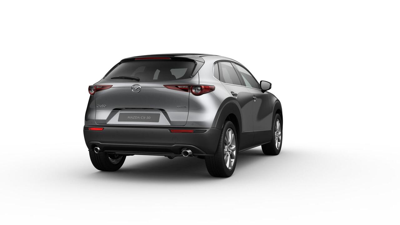 Mazda CX-30 Exclusive-Line Business Edition | 18-inch lichtmetalen velgen, Silver | 360° View Monitor | 7-inch digitale meterset