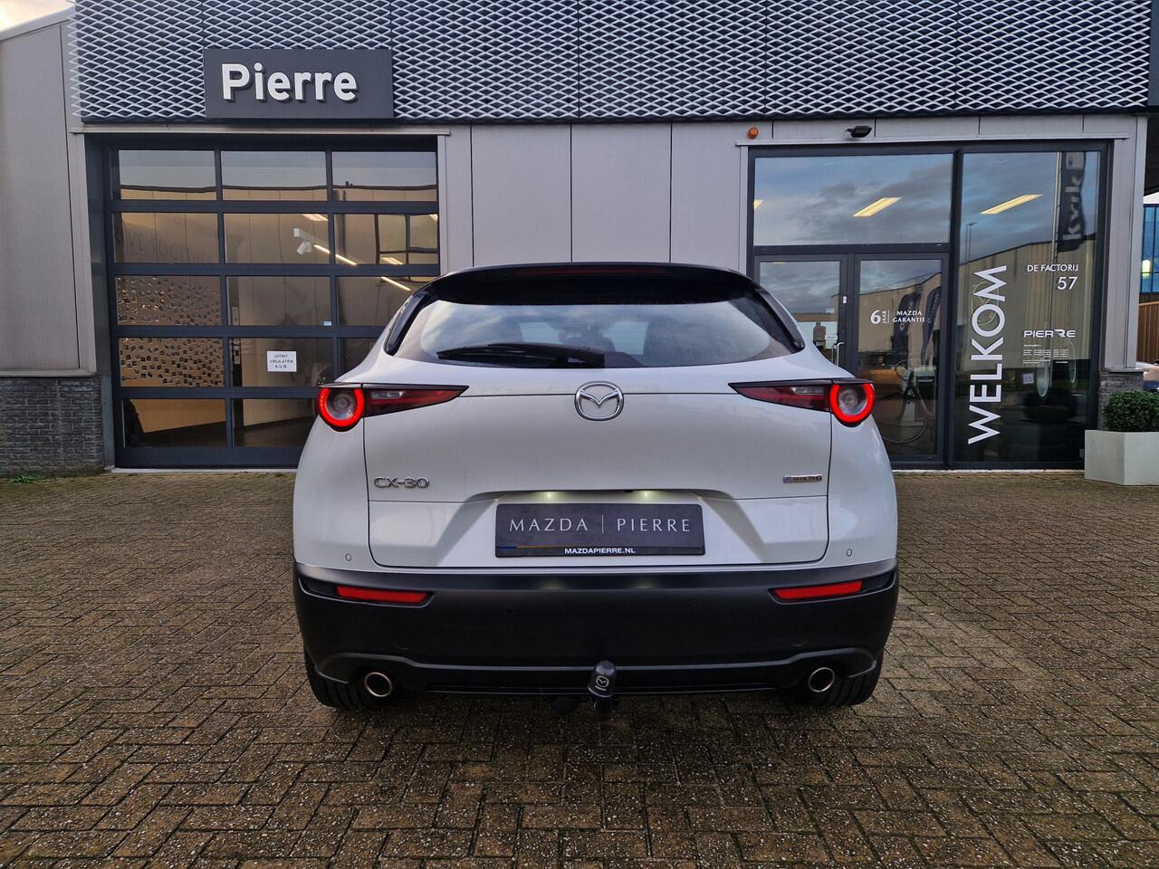 Mazda CX-30 2.0 e-SkyActiv-G 122 M Hybrid Exclusive-line NAVI | ACHTERUITRIJCAMERA | 18 INCH LMV TREKHAAK | PARKEERSENSOREN