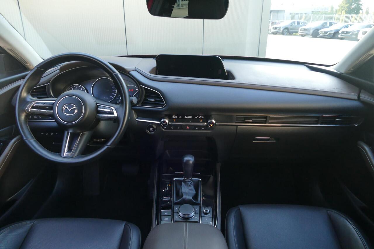 Mazda CX-30 2.0 e-SkyActiv-X M Hybrid Luxury |Full option | TREKHAAK | 360* CAMERA | LEER | ALL-SEASON BANDEN | RIJKLAARPRIJS |