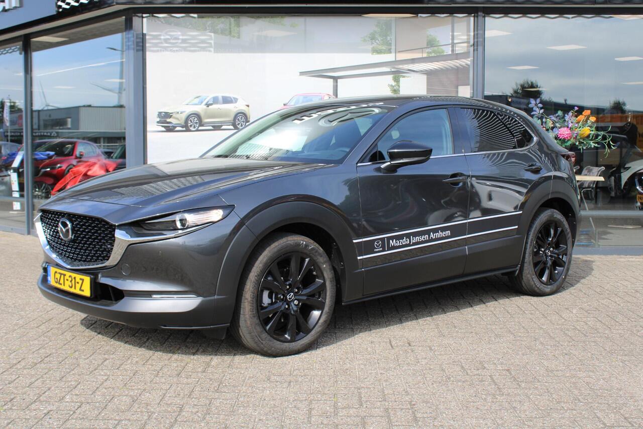 Mazda CX-30 2.0 e-SkyActiv-X 186 M Hybrid Homura , Demovoordeel ¤ 4.800,-, Automaat, Navi, Adap.Cruise, Clima, Apple Carplay, Camera, PDC, HUD, Stoelverwarming, 18" LMV