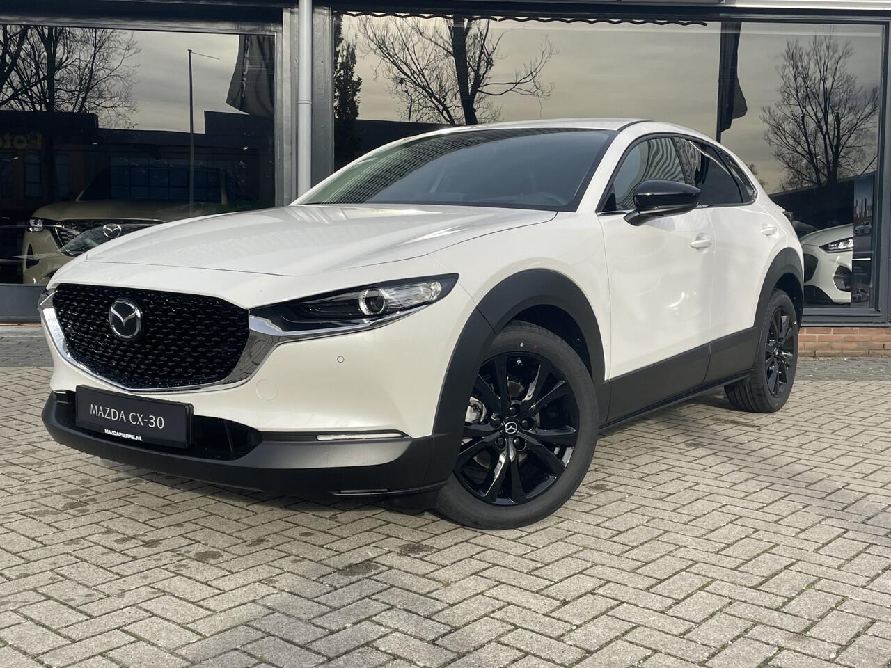 Mazda CX-30 2.0 e-SkyActiv-X M Hybrid 187 PK AUTOMAAT Homura NAVI | CLIMATE CONTROL ¤ 4000 inruilvoordeel 6 JAAR GARANTIE!