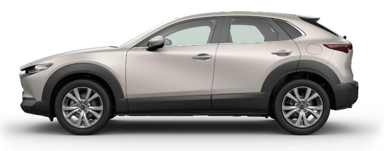 Mazda CX-30 2.5 e-SkyActiv-G M AUTOMAAT Hybrid Centre-line NAVI | 18 INCH LMV | LED | APPLE CARPLAY / ANDROID 41.290,- ¤ 3000 inruilvoordeel 6 JAAR GARANTIE!