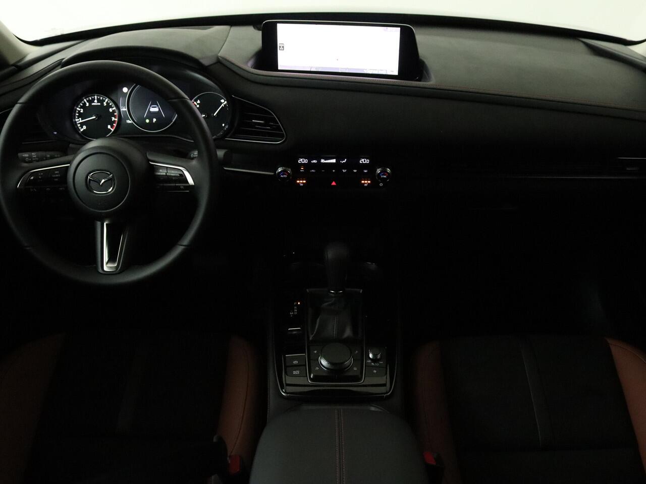 Mazda CX-30 2.5 e-SkyActiv-G M Hybrid Nagisa automaat | Navigatie | Camera | LM velgen | Half leder | Elektrisch verstelb. bestuurdersstoel met geheugen |