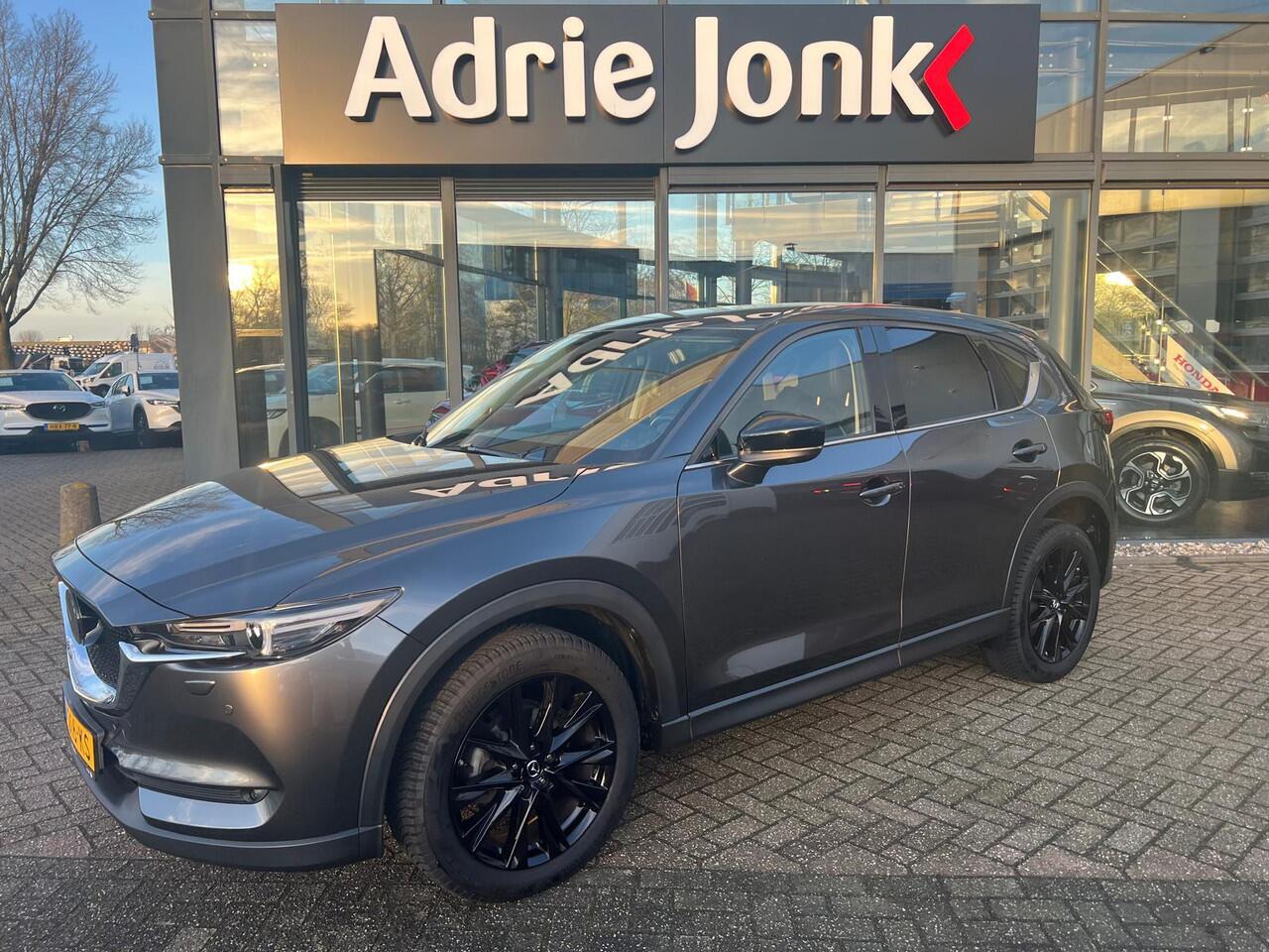 Mazda CX-5 2.0 SkyActiv-G 165 Sportive AUTOMAAT | 360 CAMERA | El.A.KLEP | ADAPTIVE CRUISE | HEAD-UP DISPLAY | LEDER/ALCANTARA | Bose AUDIO | STOEL- en STUURVERWARMING |