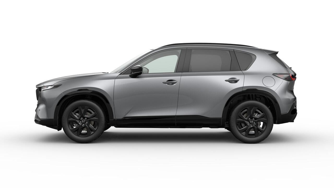 Mazda CX-5 Homura - Tan lederen interieur & Panoramic Pack | 19-inch lichtmetalen velgen, Black | Alarmsysteem | Automatisch dimmende binnenspiegel met randloos design