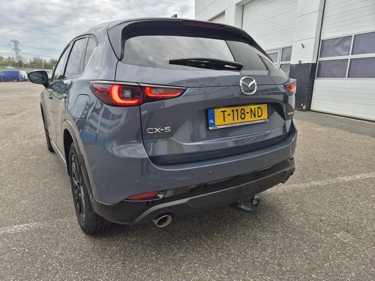 Mazda CX-5 2.0 e-SkyActiv-G M Hybrid 165 Homura EXPORT PRIJS EX BTW EN BPM schade leder automaat