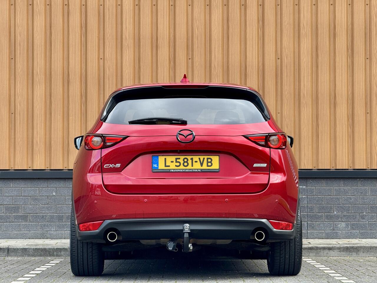 Mazda CX-5 2.5 SkyActiv-G 194 GT-M | Head-Up Display | Leder | 360° Camera | Lane Assist | Dodehoeksensor | Stuurwielverwarming | Afneembare Trekhaak | 20" Lichtmetaal |