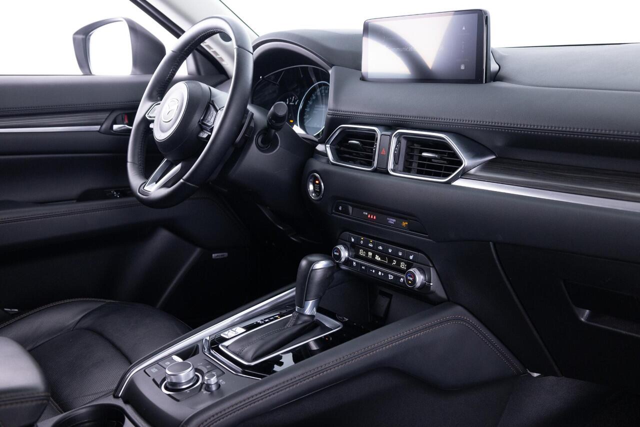 Mazda CX-5 2.0 e-SkyActiv-G M Hybrid 165 Exclusive-Line AUTOMAAT | TREKHAAK | BLACK COMFORT PACK | EL. A.KLEP | Bose AUDIO | STOEL VENTILATIE | APPLE CARPLAY/ANDROID AUTO | 2000kg TREK GEWICHT | NED. AUTO | *6JAAR GARANTIE |