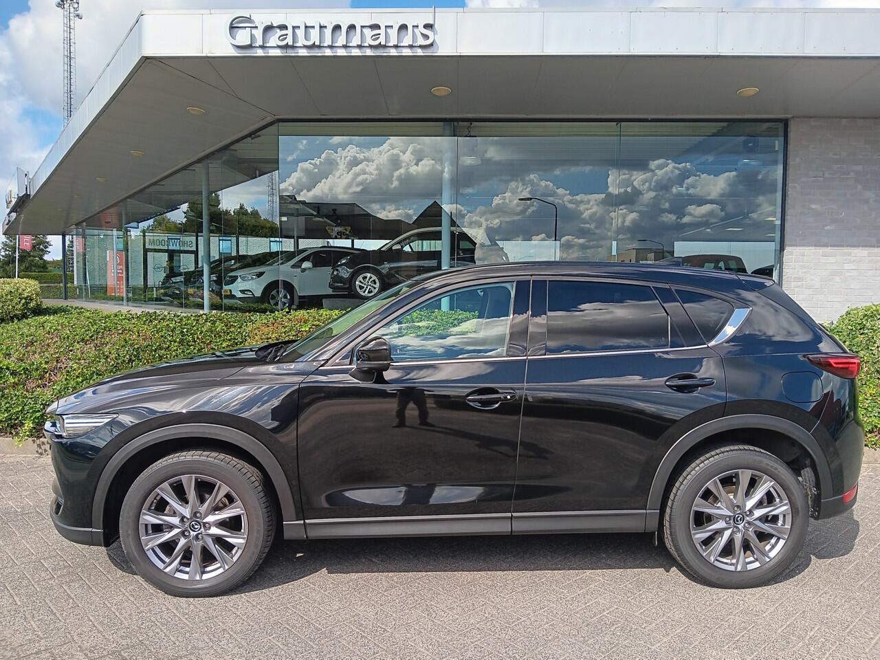 Mazda CX-5 2.0 SkyActiv-G 165 Luxury AUTOMAAT, Leder, Navi, Clima, Head-up, etc. incl. 12 MND BOVAGGARANTIE stoelkoeling voor, stoelverwarming voor én achter, zeer compleet!