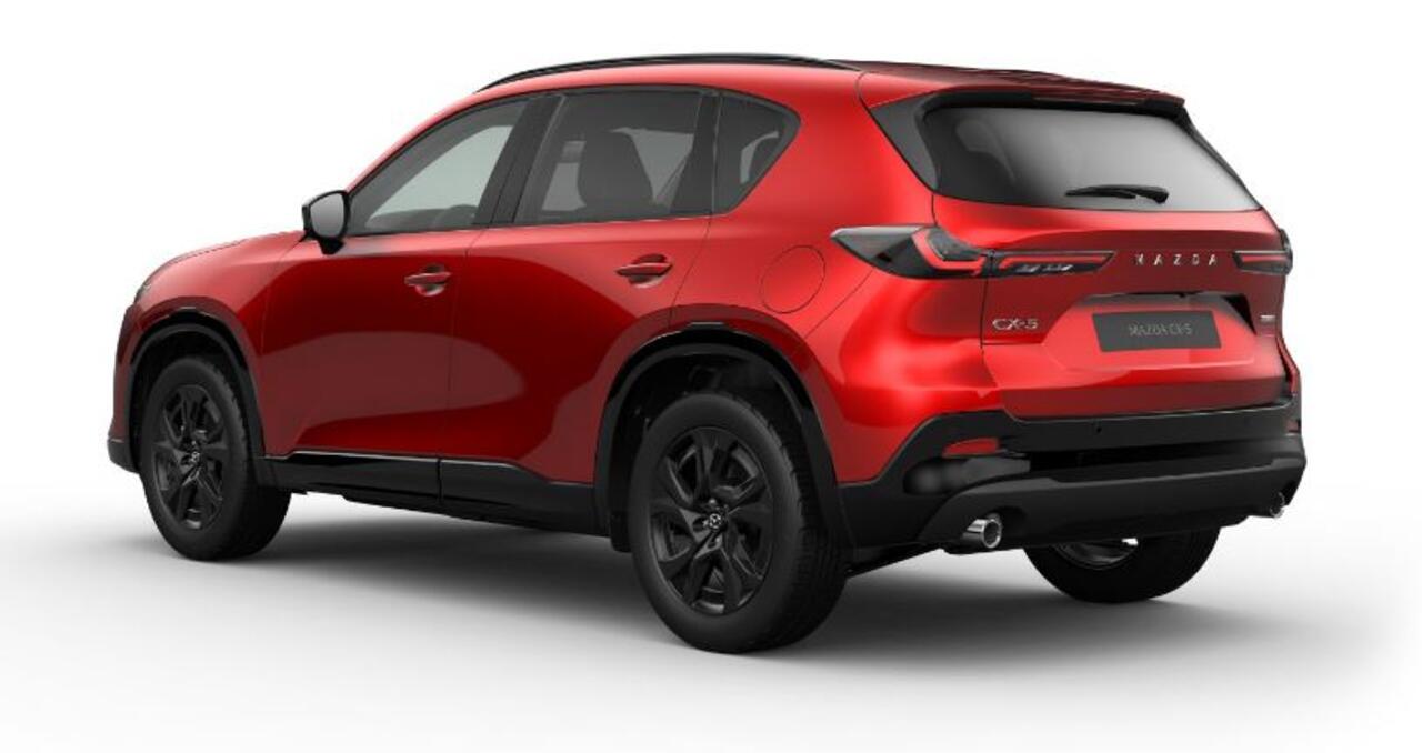 Mazda CX-5 2.5 E-SKYACTIV G 141 M AUTOMAAT HYBRID Homura LEDER INTERIEUR | 19 INCH LMV | LED | BOSE | 6 JAAR GARANTIE! NAVI | APPLE CARPLAY / ANDROID 15,6 INCH MAZDA CONNECT-SCHERM