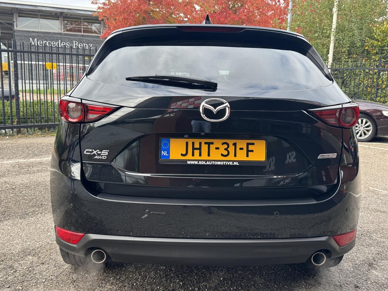 Mazda CX-5 2.0 SkyActiv-G 165 Luxury // FULL LED // 360 CAMERA+SENSOREN // HUD DISPLAY // DODEHOEK // NAVI // STUUR+STOELVERWARMING // ELEK. ACHTERKLEP //