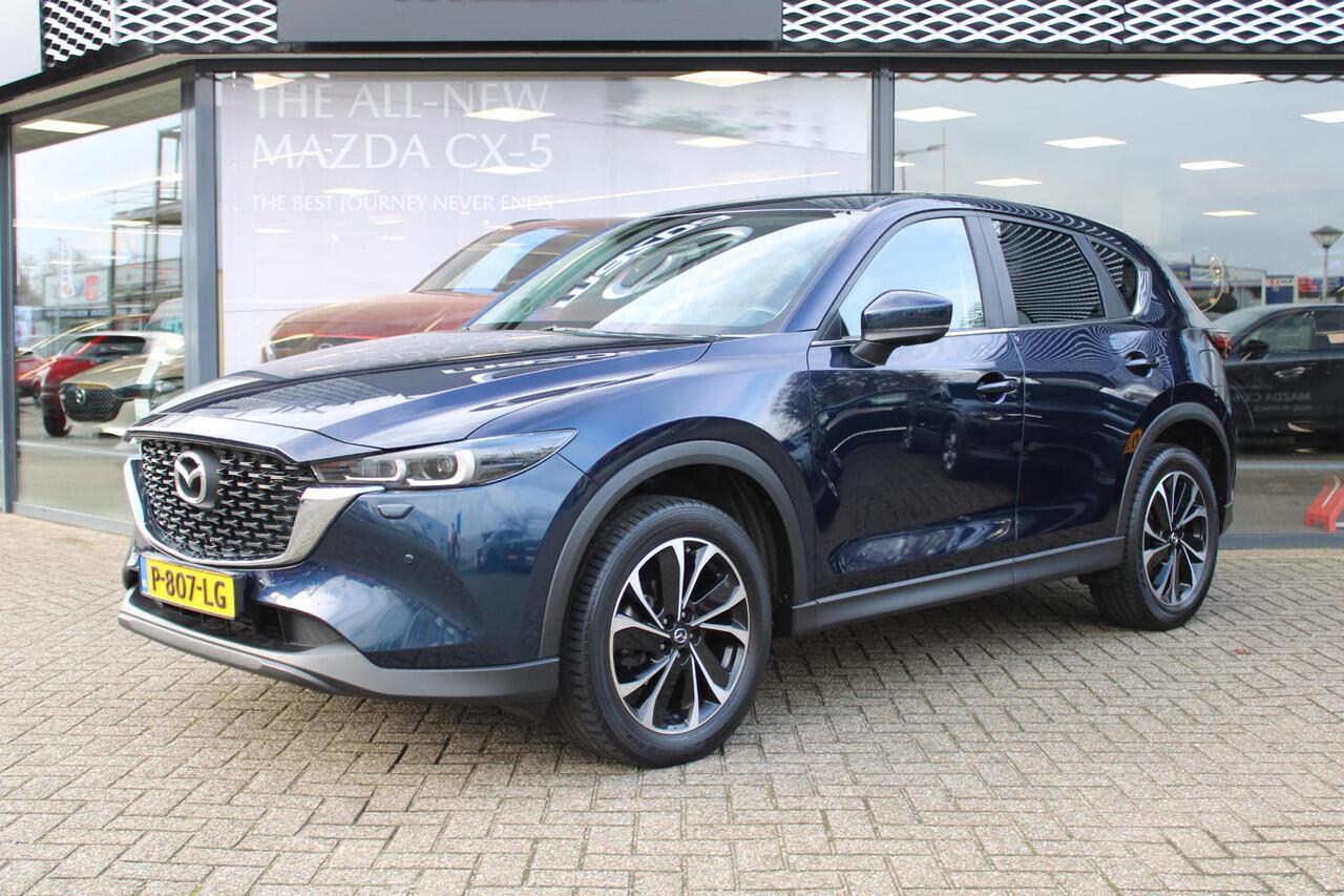 Mazda CX-5 2.0 SkyActiv-G 165 Comfort , Automaat, Trekhaak, I-Activesense Pakket, Winter Pakket, 360 Camera, LMV 19 Inch, HUD, Navi, Apple Carplay