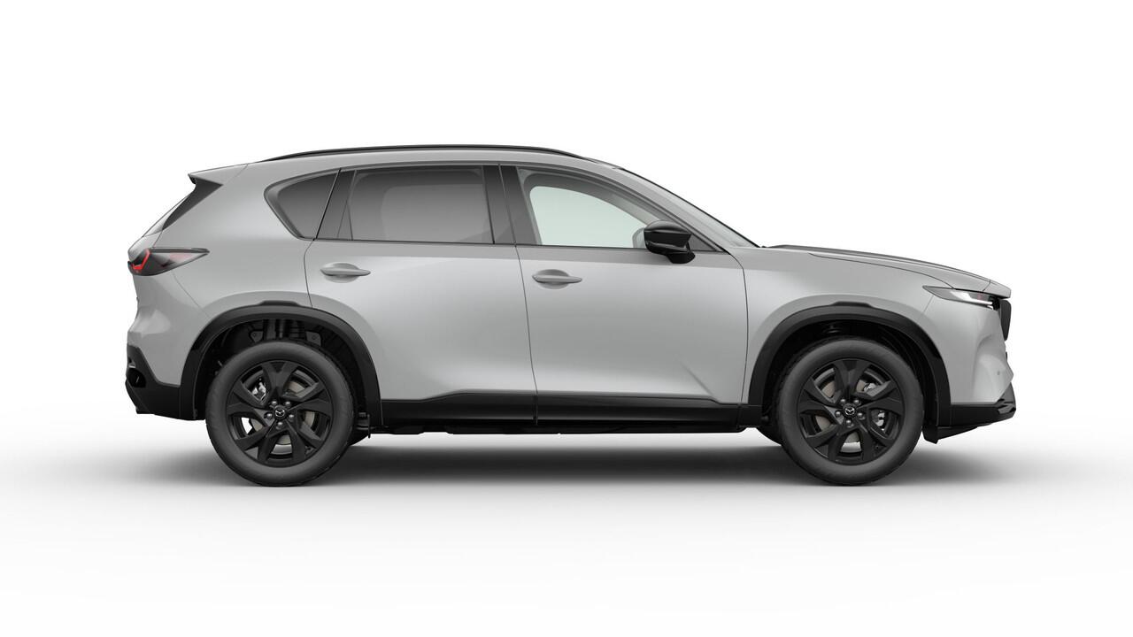 Mazda CX-5 Homura - Zwart lederen interieur | 19-inch lichtmetalen velgen, Black | Alarmsysteem | Automatisch dimmende binnenspiegel met randloos design