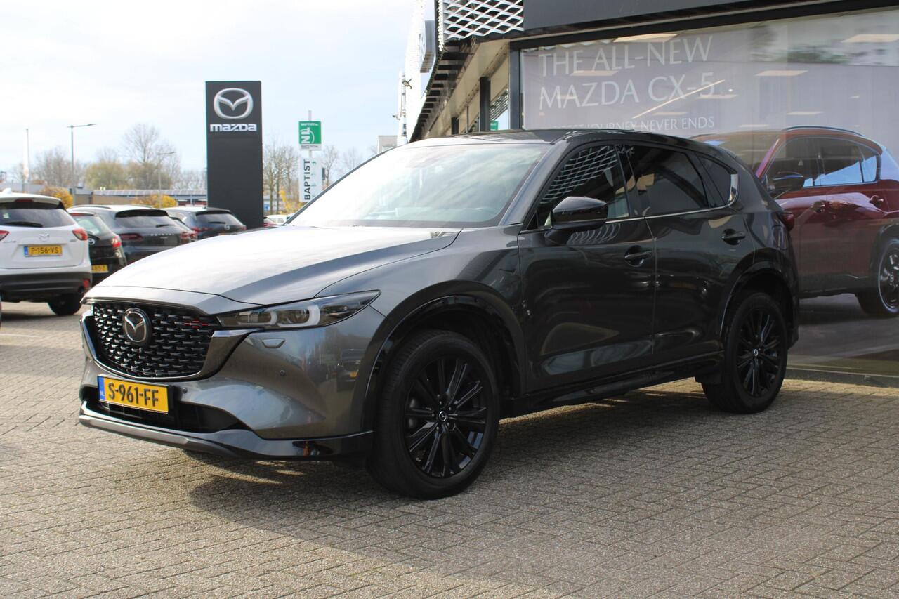 Mazda CX-5 2.0 SkyActiv-G 165 Homura Limited , Automaat, Half Leder, Navi, Clima, Adap.Cruise, 360 Camera, Stoel/Stuurverwarming, Apple Carplay, Android Auto, PDC, HUD, LMV 19 Inch, LKA