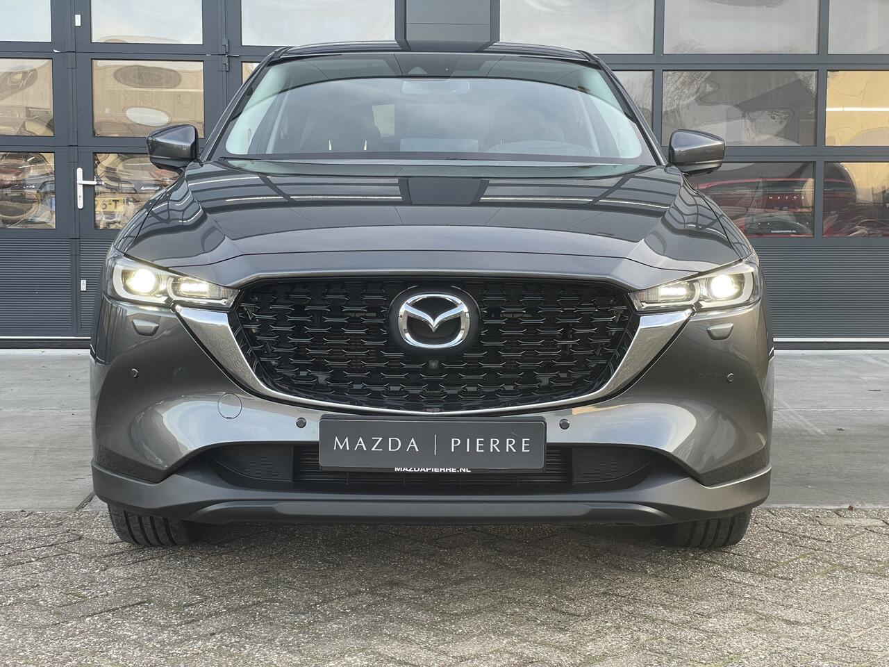 Mazda CX-5 2.0 e-SkyActiv-G M Hybrid 165 Advantage | AUTOMAAT | TREKHAAK | APPLE CARPLAY | 12.444KM!!! NAVI | LED 19 INCH LMV | WINTERPAKKET | RONDOMZICHT CAMERA | 2000 KG TREKGEWICHT