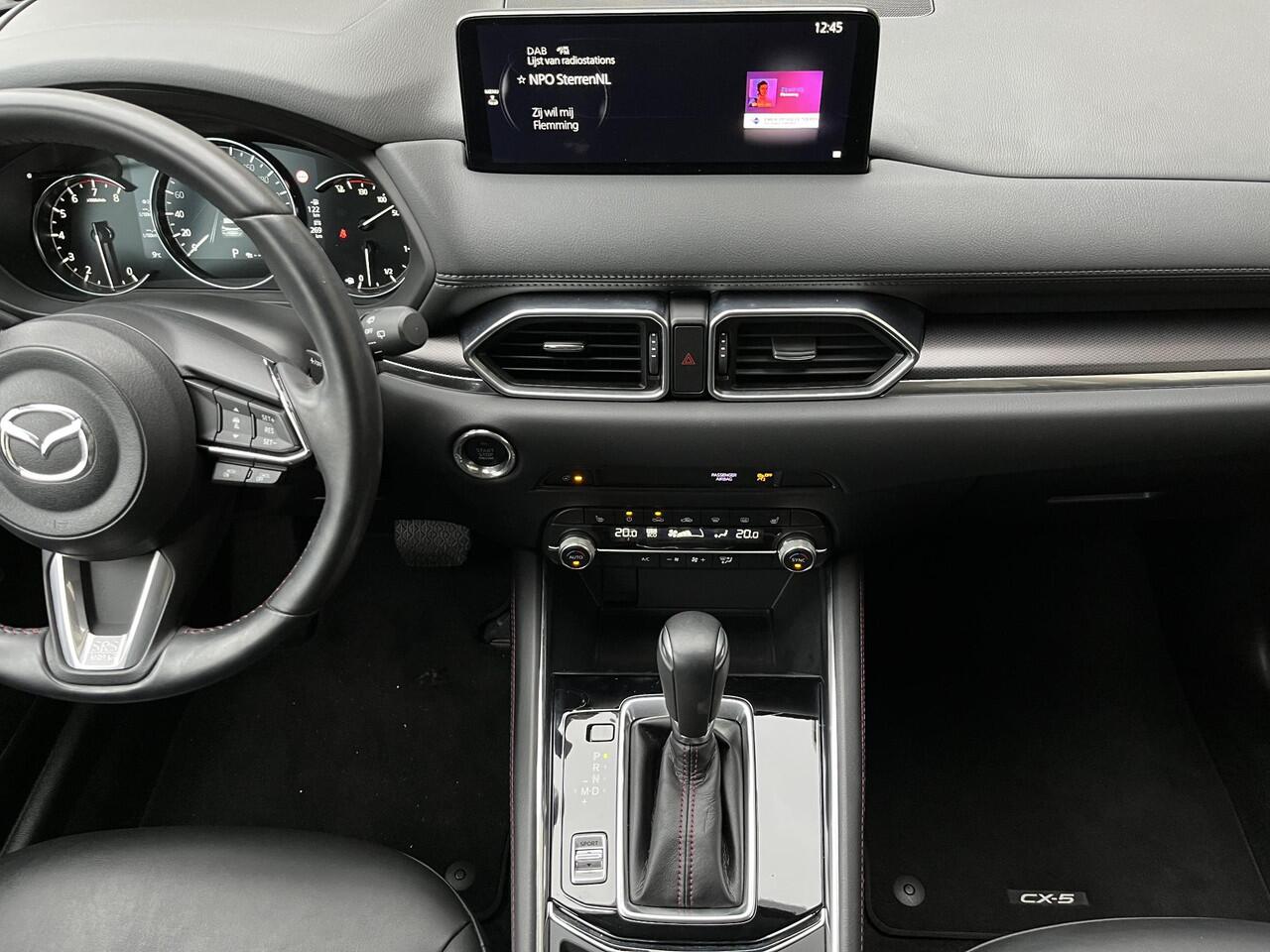 Mazda CX-5 2.0 SkyActiv-G 165 Sportive | Adaptive Cruise Control | 360° Camera | Stoel + stuurverwarming | Elektrische Achterklep |