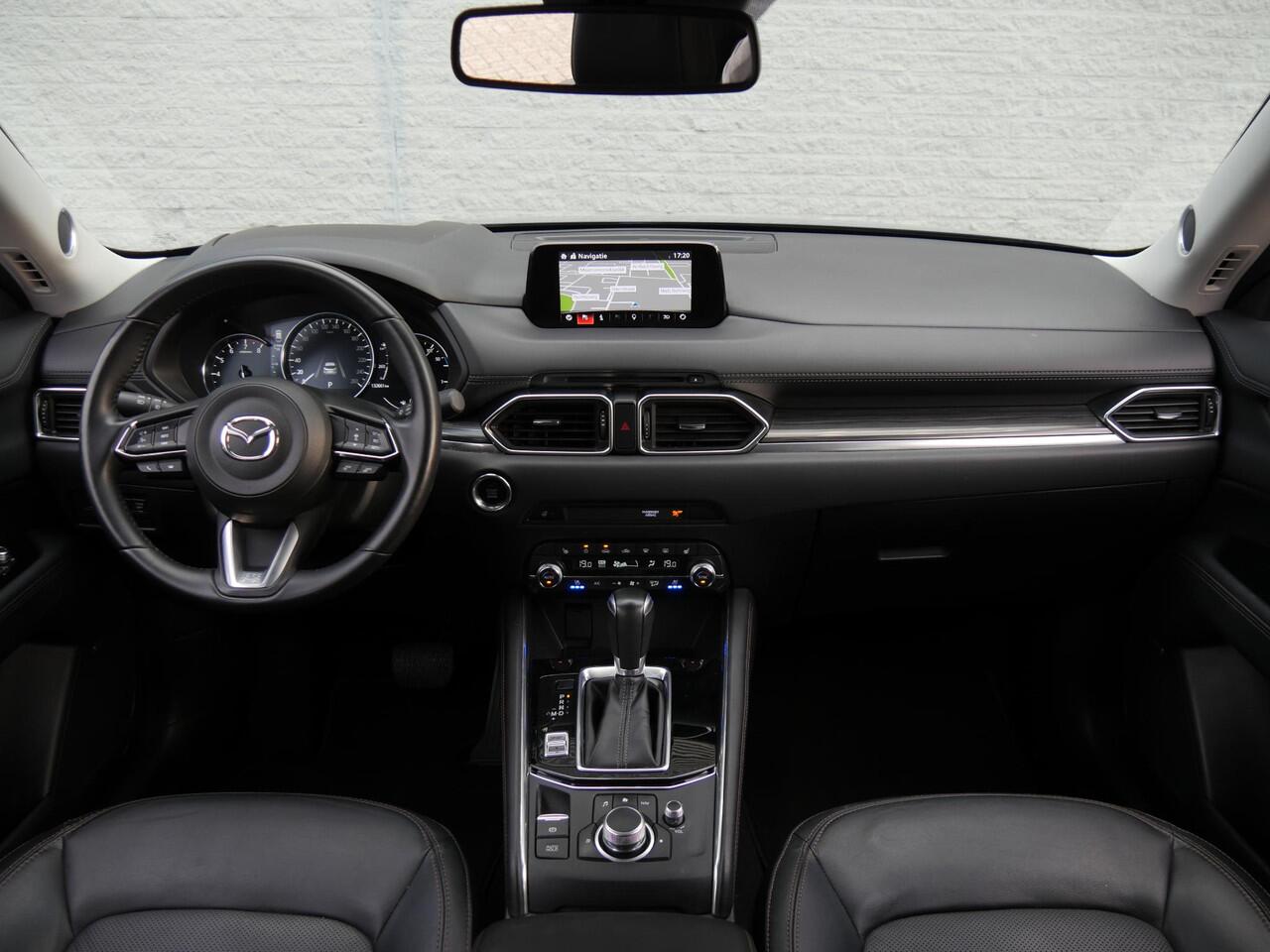 Mazda CX-5 2.0 LUXURY/ LEER/ 360°CAMERA/ ELEKT. KLEP/ HEAD-UP/ AFN. TREKHAAK/ ADAPTIVE CRUISE