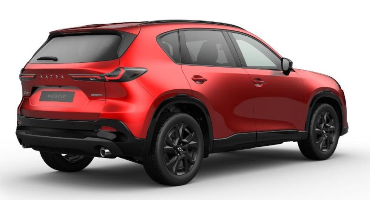 Mazda CX-5 2.5 E-SKYACTIV G 141 M AUTOMAAT HYBRID Homura LEDER INTERIEUR | 19 INCH LMV | LED | BOSE | 6 JAAR GARANTIE! NAVI D.M.V APPLE CARPLAY / ANDROID 15,6 INCH MAZDA CONNECT-SCHERM