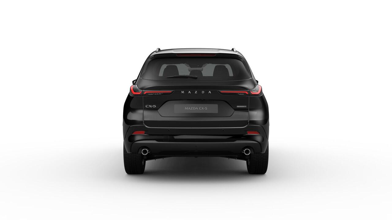 Mazda CX-5 Homura - Tan lederen interieur | 19-inch lichtmetalen velgen, Black | Alarmsysteem | Automatisch dimmende binnenspiegel met randloos design