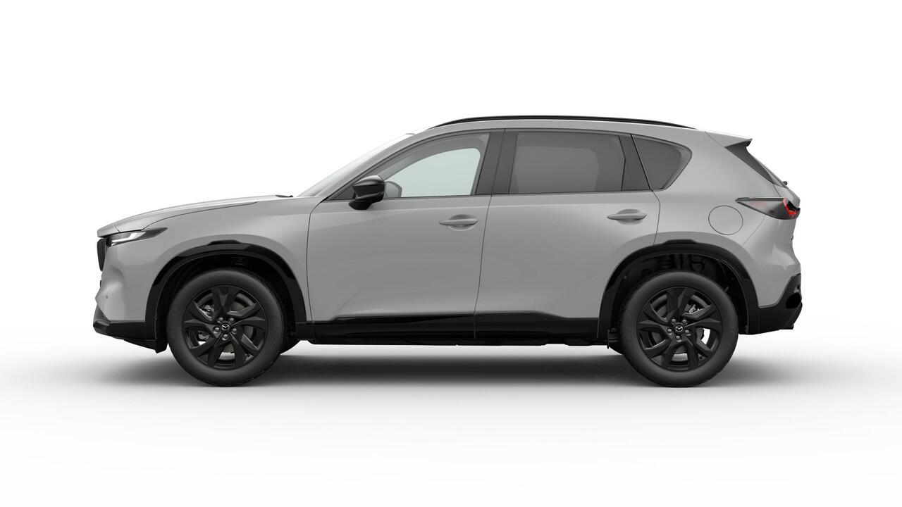 Mazda CX-5 Homura - Zwart lederen interieur | 19-inch lichtmetalen velgen, Black | Alarmsysteem | Automatisch dimmende binnenspiegel met randloos design