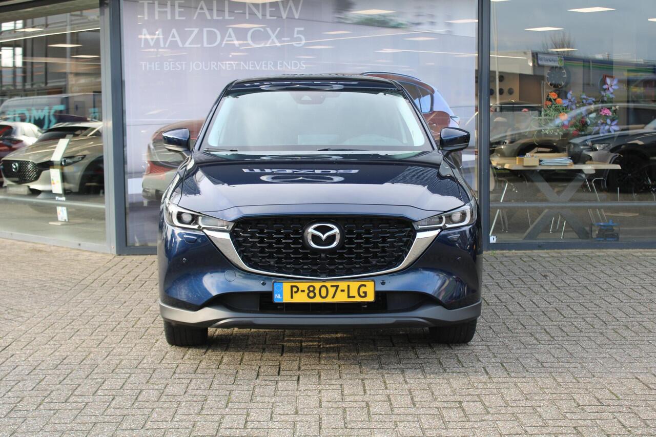 Mazda CX-5 2.0 SkyActiv-G 165 Comfort , Automaat, Trekhaak, I-Activesense Pakket, Winter Pakket, 360 Camera, LMV 19 Inch, HUD, Navi, Apple Carplay