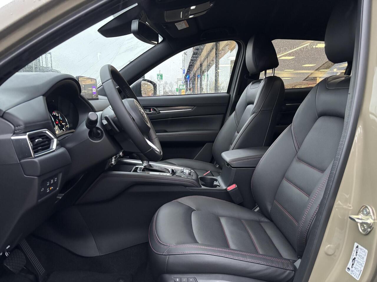 Mazda CX-5 2.0 e-SkyActiv-G M Hybrid 165 Homura , Demovoordeel ¤ 5.000-, Leder Pack, Adap.Cruise, Navi, Apple Carplay, 360 Camera, PDC, HUD, Stoelverwarming/ventilatie, 19" LMV