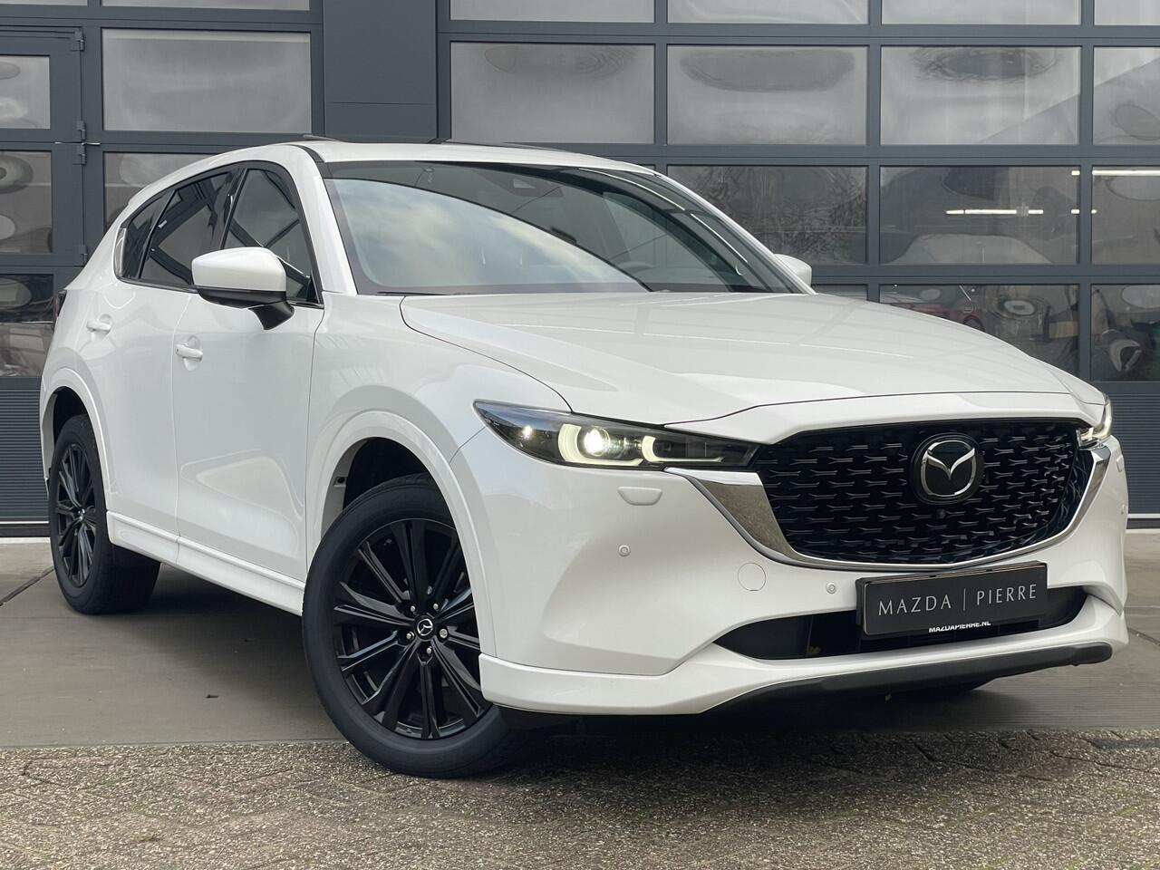 Mazda CX-5 2.0 e-SkyActiv-G 165 M Hybrid 165 Takumi | AUTOMAAT | TREKHAAK | OPEN DAK | FULL-OPTION!! NAVI | WINTERPAKKET | 19 INCH LMV | LED | 2000 KG TREKGEWICHT