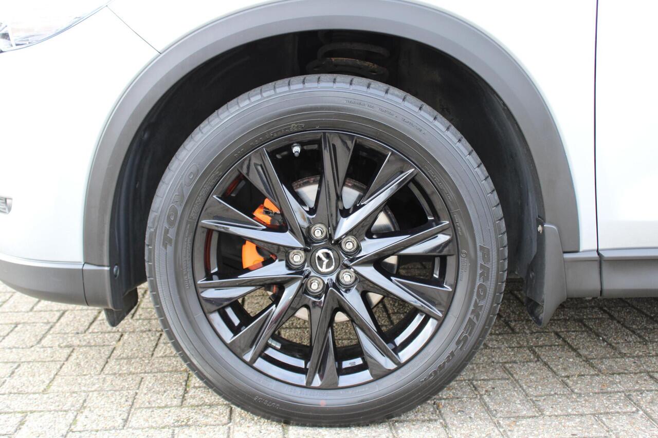 Mazda CX-5 2.5 4WD SkyActiv-G 194 Sportive , Automaat, Trekhaak, Half Leder, Bose, 360 Camera, Adap. Cruise, LMV 19 Inch, AWD, Clima, Stoelverwarming, Stuurverwarming, HUD