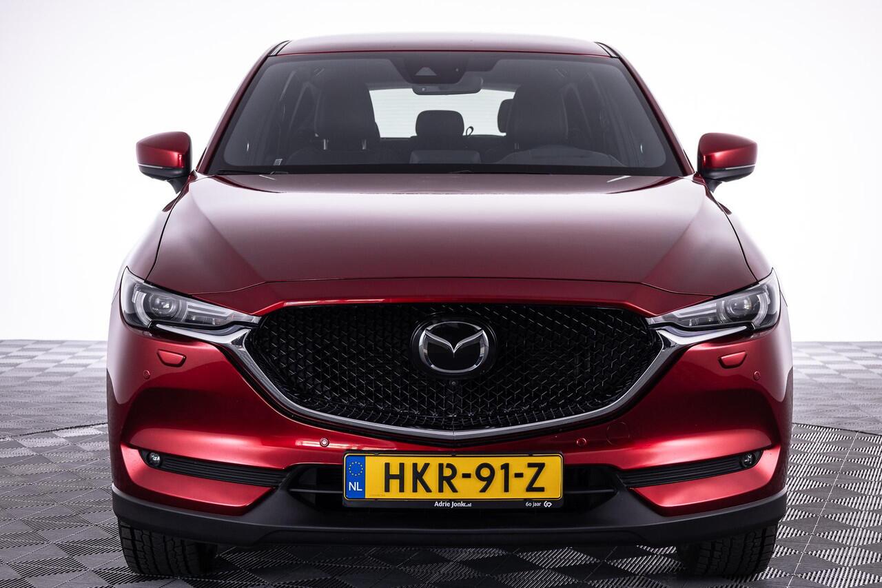 Mazda CX-5 2.0 SkyActiv-G 165 Signature | AUTOMAAT | APPLE CARPLAY | LEDER | BOSE AUDIO | 360 CAMERA | HEAD UP | ADAPTIEF CRUISE CONTROL | DODEHOEK DETECTIE |