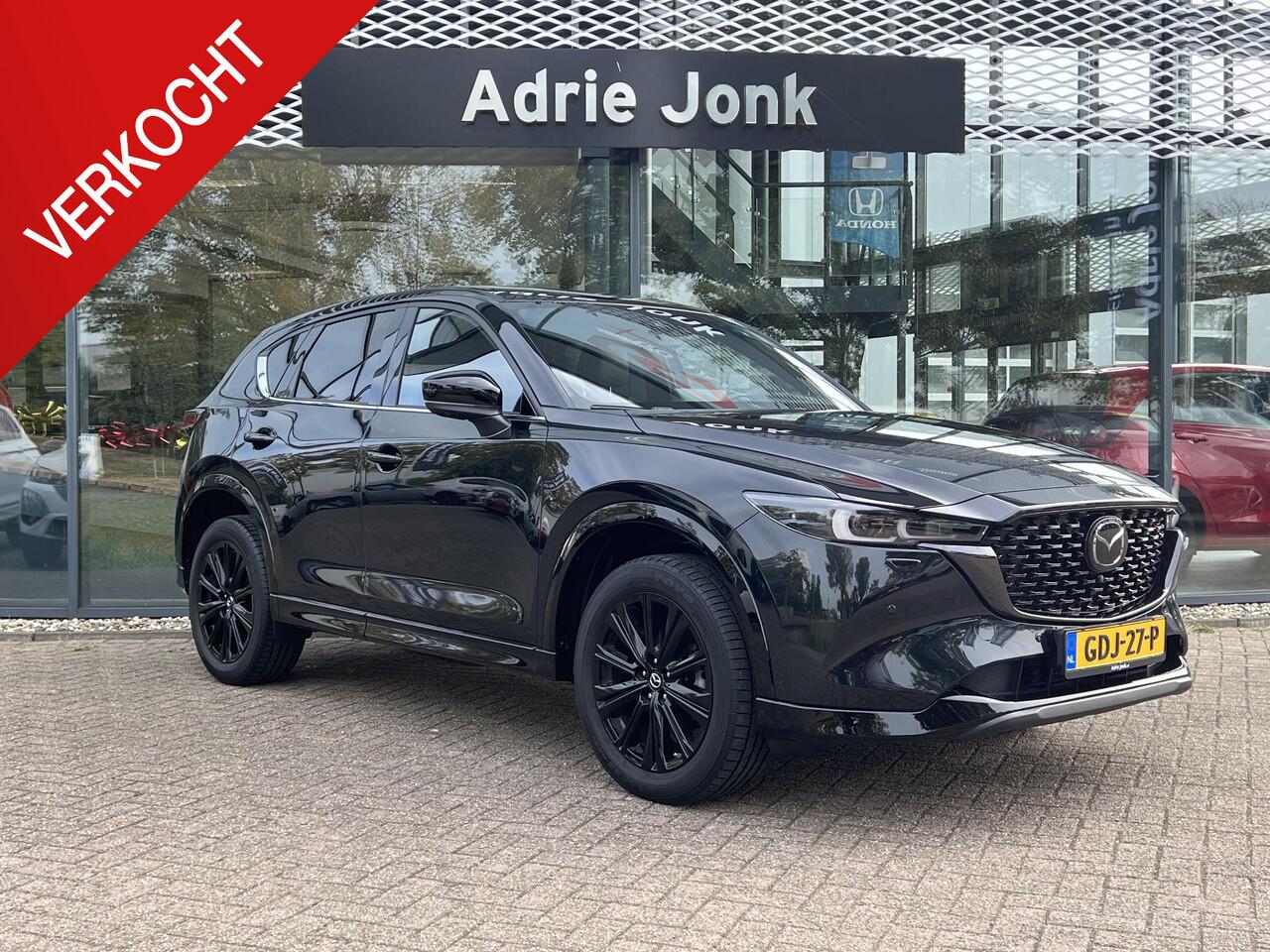 Mazda CX-5 2.0 e-SkyActiv-G M Hybrid 165 Homura AUTOMAAT | COMFORT PACK | ELEKTR.ACHTEKLEP | ELEKTR. STOELEN | 360° GRADEN CAMERA | STOEL- EN STUURVERWARMING | STOELVENTILATIE | LEDER | BOSE AUDIO |PARKEERSENSOREN V+A | NED. AUTO |