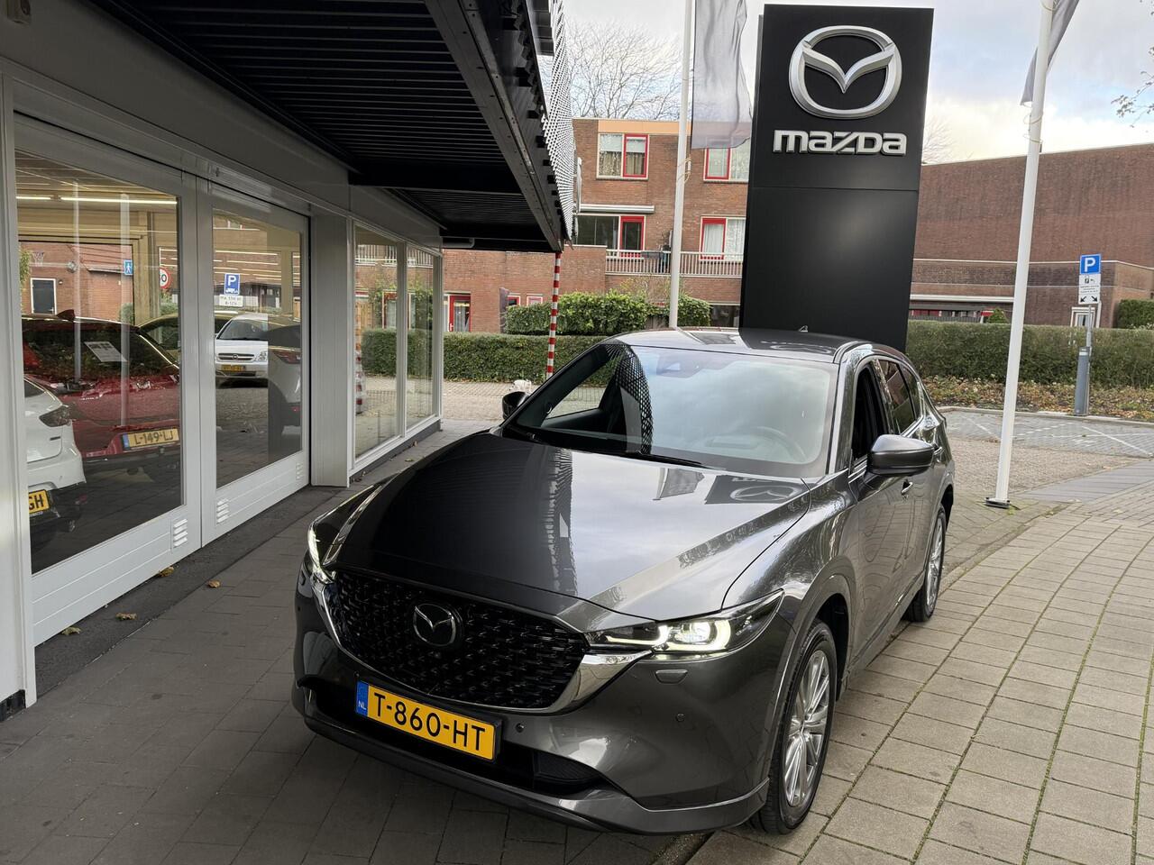 Mazda CX-5 2.0 e-SkyActiv-G M Hybrid 165 Takumi Automaat | 360 camera | Nappa leder | elek. klep | Ned. auto | dealer onderhouden.