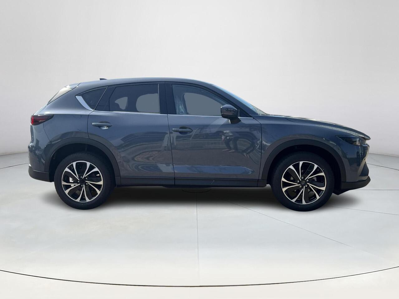 Mazda CX-5 2.0 e-SA-G M Hybrid 165 Exclusive line 7.500,- korting | Elektrische stoelen met geheugenstand | Stoelkoeling en Verwarming | Stuurverwarming | 360 Camera | Bose | Adaptieve cruise control | Head-up Display |