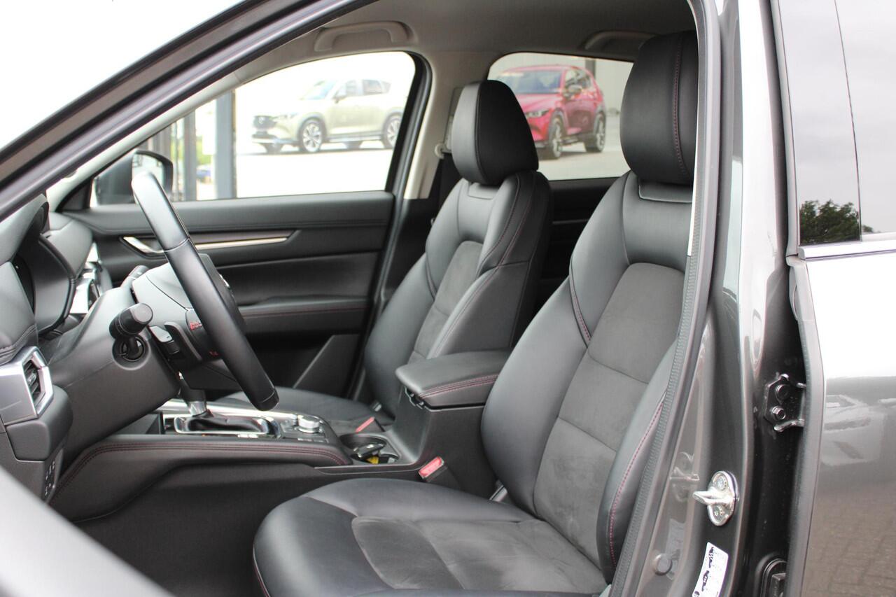 Mazda CX-5 2.5 SkyActiv-G 194 Sportive , Automaat, Half Leder, Adap.Cruise, 360 Camera, Bose, Navi, Apple, LMV 19 Inch, Stuur/Stoelverwarming