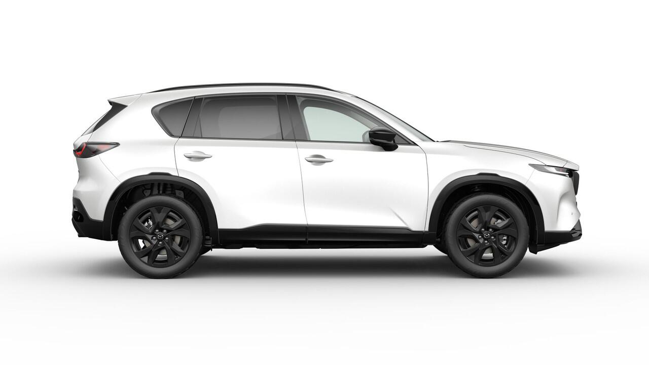 Mazda CX-5 Homura - Zwart lederen interieur | 19-inch lichtmetalen velgen, Black | Alarmsysteem | Automatisch dimmende binnenspiegel met randloos design