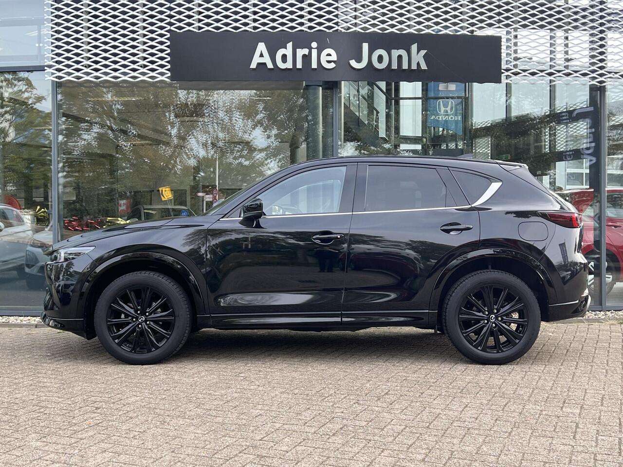 Mazda CX-5 2.0 e-SkyActiv-G M Hybrid 165 Homura AUTOMAAT | COMFORT PACK | ELEKTR.ACHTEKLEP | ELEKTR. STOELEN | 360° GRADEN CAMERA | STOEL- EN STUURVERWARMING | STOELVENTILATIE | LEDER | BOSE AUDIO |PARKEERSENSOREN V+A | NED. AUTO |