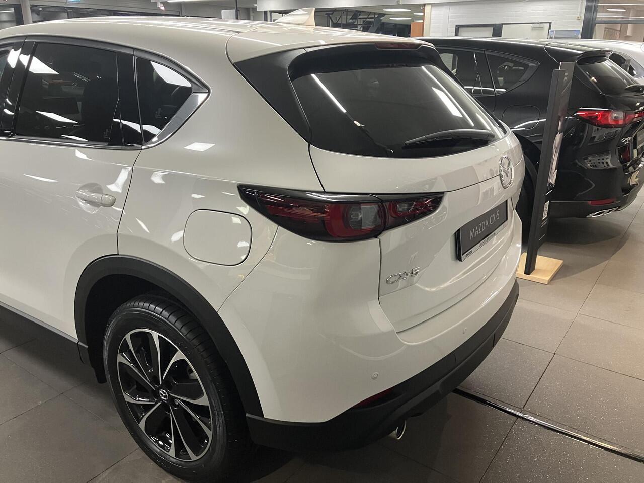 Mazda CX-5 2.0 e-SkyActiv-G M Hybrid 165 Exclusive-Line , Nieuwe Auto, 10 KM, Registratievoordeel ¤ 5.000-, Leder Pack, Adap.Cruise, Navi, Apple Carplay, 360 Camera, PDC, HUD, Stoelverwarming/ventilatie, 19" LMV